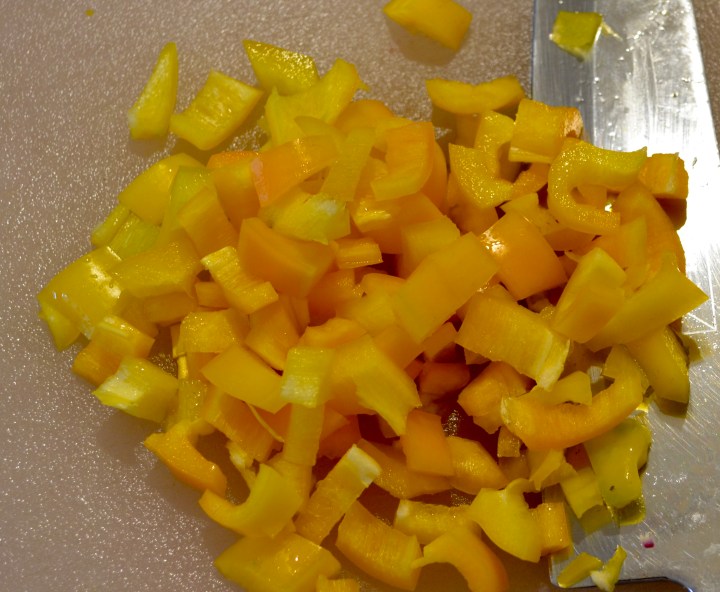chopped peppers