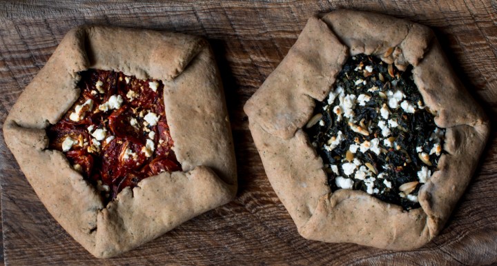 Caramelized onion and roasted Roma tomato galette lr-7797