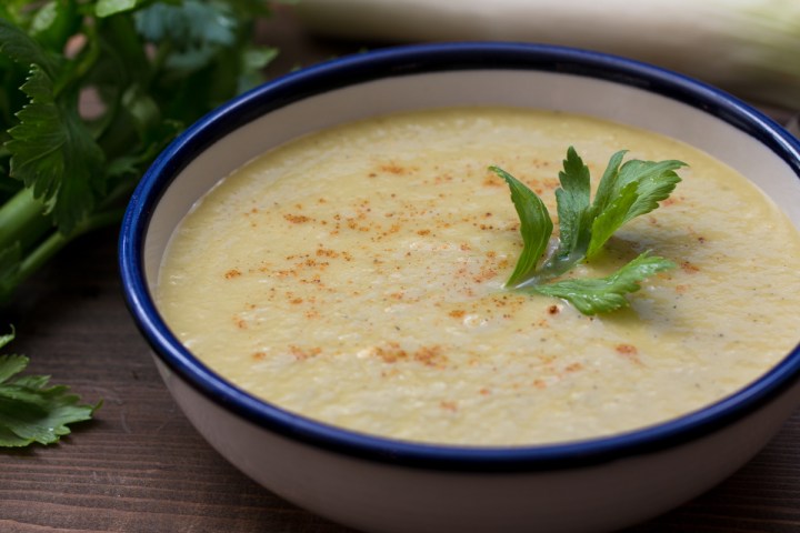 Celery and leek soup lr-8279